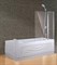 ESBANO Шторка для ванны, 120х140 см, профиль-хром, стекло 5мм easy clean, монтаж на обе стороны - фото 55263